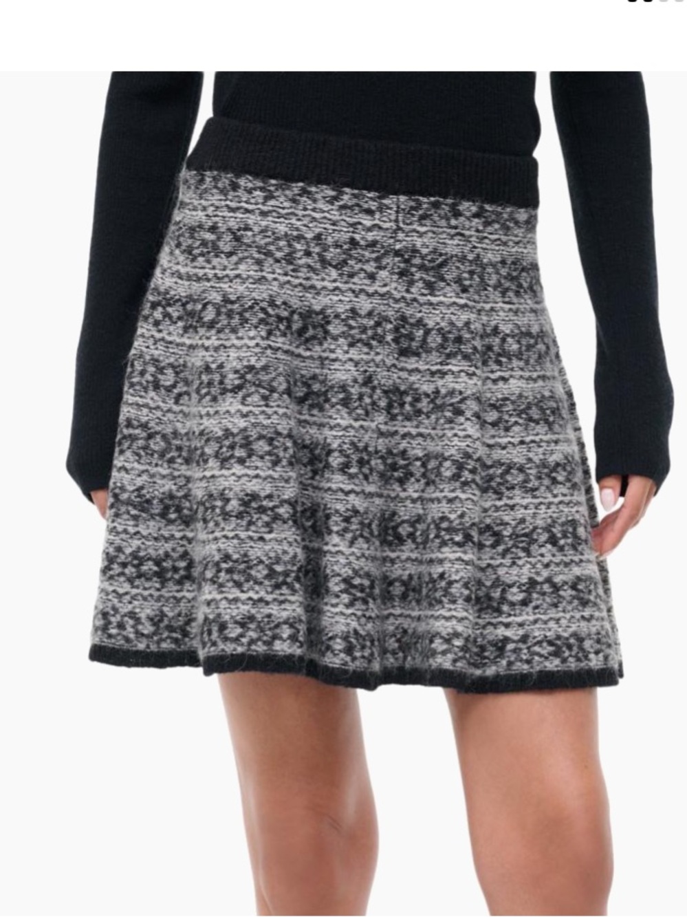 NWT Staud Geri Knit Skirt M